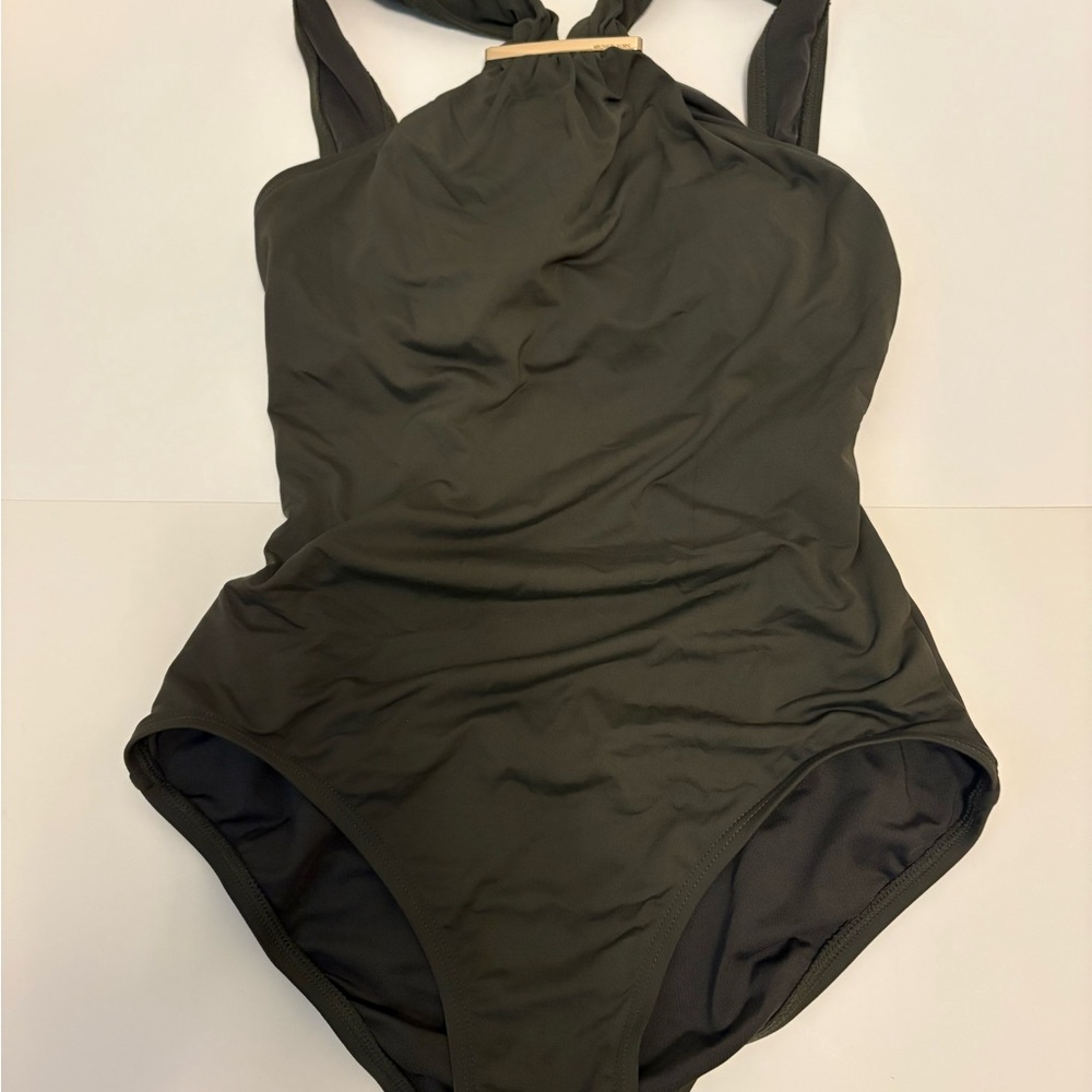 Michael Kors Olive and Gold Accessory